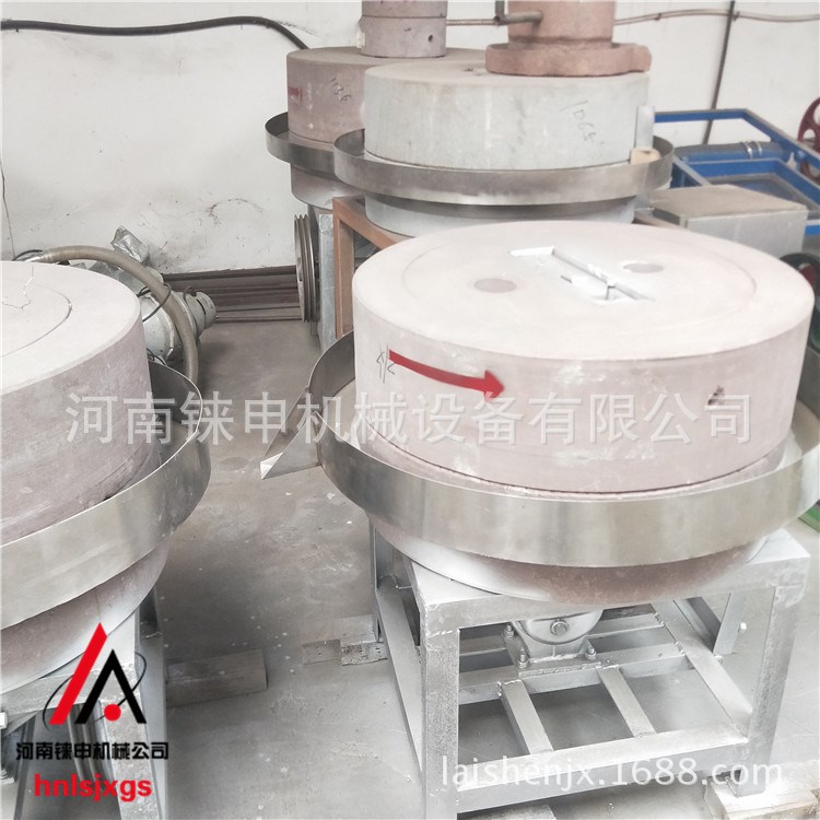 厂家推荐商业石磨磨粉机 电动石磨 家用石磨盘磨面机 石磨豆腐机