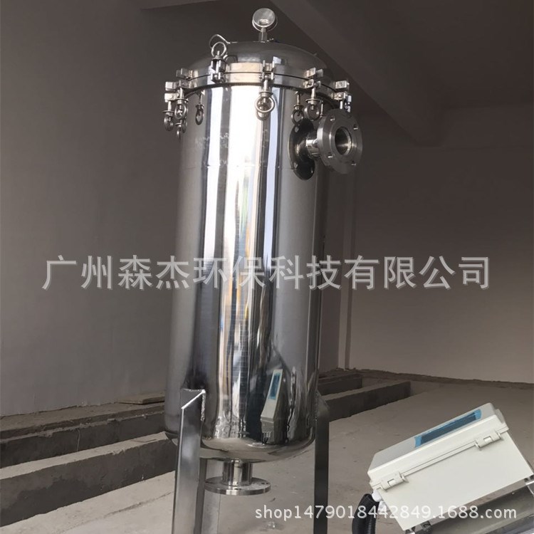 不锈钢袋式过滤器 吊环快开式多袋式过滤器 污水处理袋式过滤机