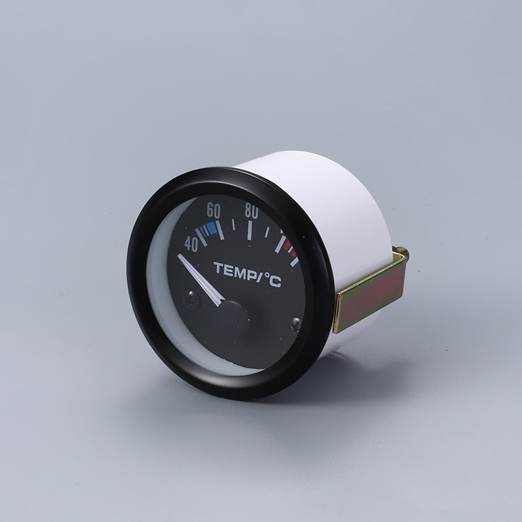 诚信厂家生产供应 汽车仪器表 52MM 黑色面指针水温表 改装仪表