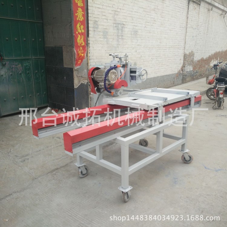 石材切割机磨边机价格 瓷砖加工整套设备 小型手推花岗岩切割机