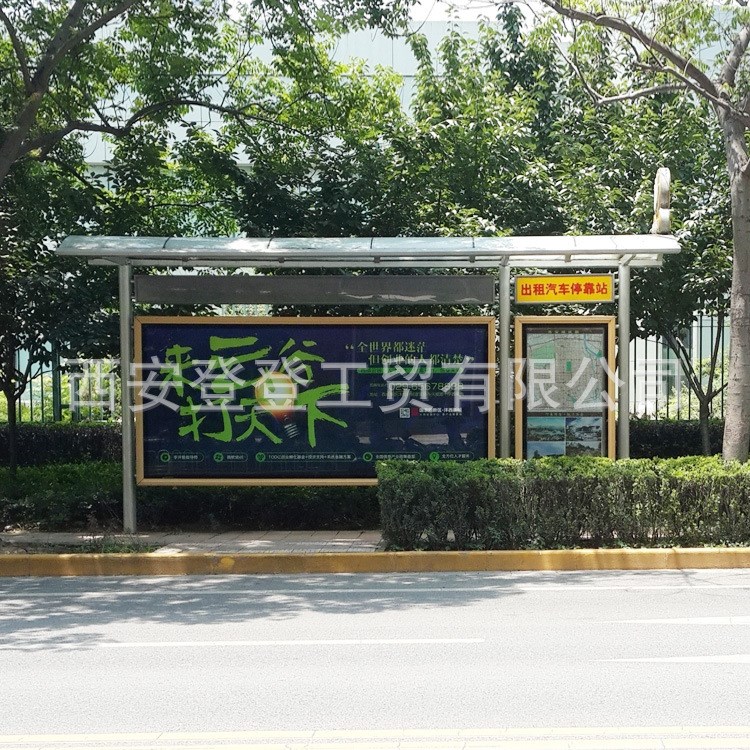大量供应 灯箱候车厅标识牌 户外公交站台立牌广告标识