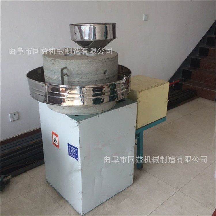 石磨米粉机速度快 同益精品 石磨面粉机 内80mm直径芝麻酱石磨