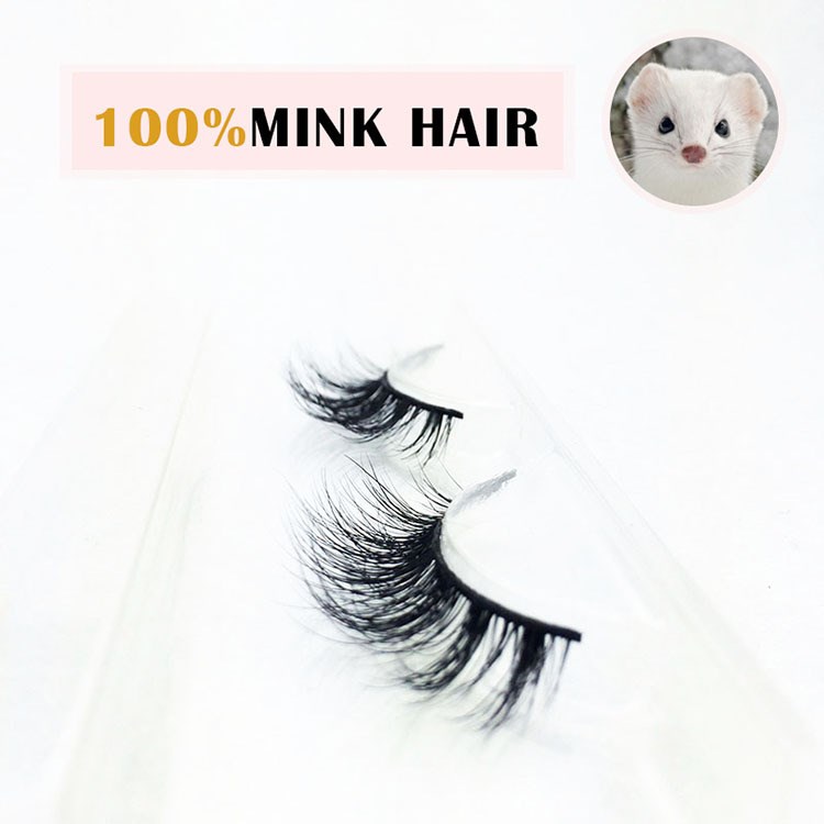 厂家直销 生产3D立体水貂毛3D Mink Hair手工假睫毛