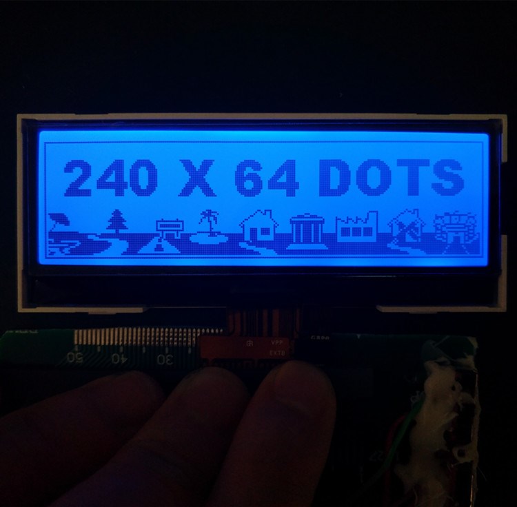 24064点阵屏 手持设备专用 FSTN材质 COG点阵液晶模组，LCD液晶屏