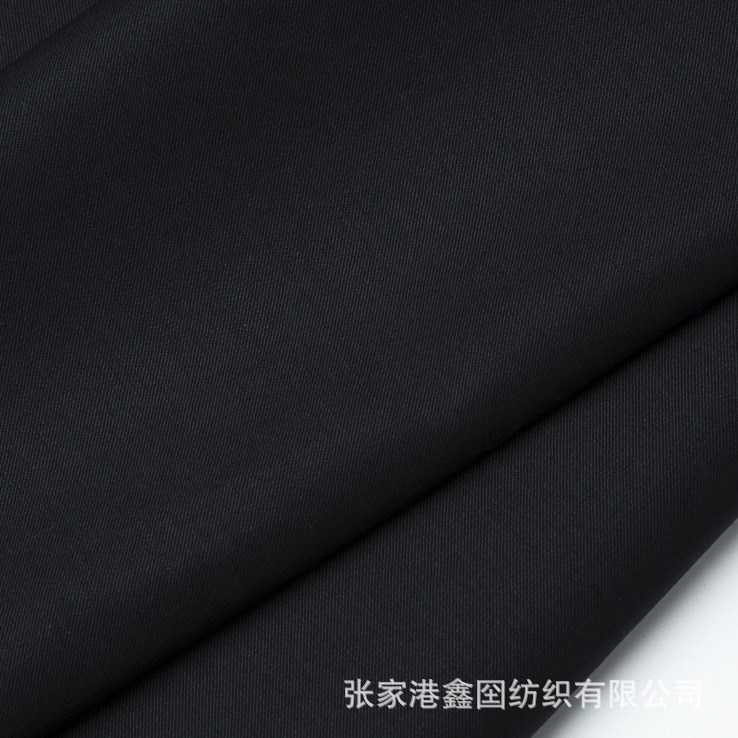 批发定制XG31692毛涤天丝哔叽西装制服面料厂家直销 精品哔叽面料