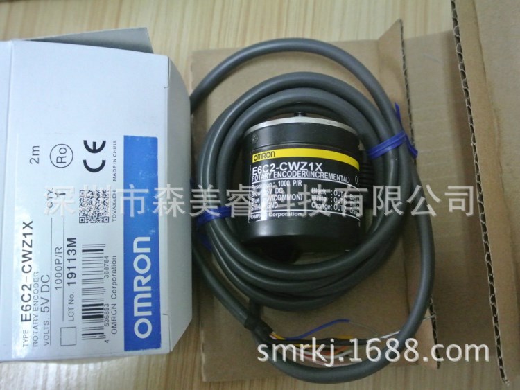 OMRON欧姆龙旋转编码器E6C2-CWZ6C 60P/R  全新原装 议价