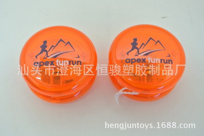 供应广告赠品双灯溜溜球 比赛闪光离合悠悠球 玩具灯光YOYO