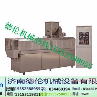 休闲食品膨化机，双螺杆膨化机械，休闲膨化食品生产线