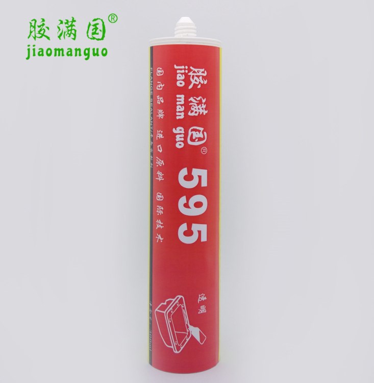 供应 透明RTV硅橡胶河南胶满国595密封专用胶300ml