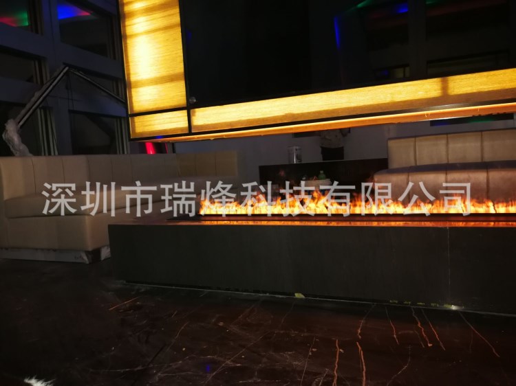 样板房酒店雾化壁炉 瑞烽三D壁炉厂家直销仿真火焰智能语音系统