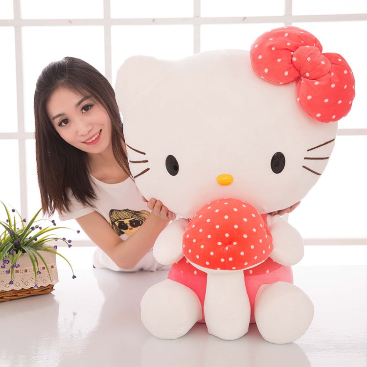 厂家直销 创意HelloKitty公仔 儿童kt猫毛绒玩具玩偶 一件代发