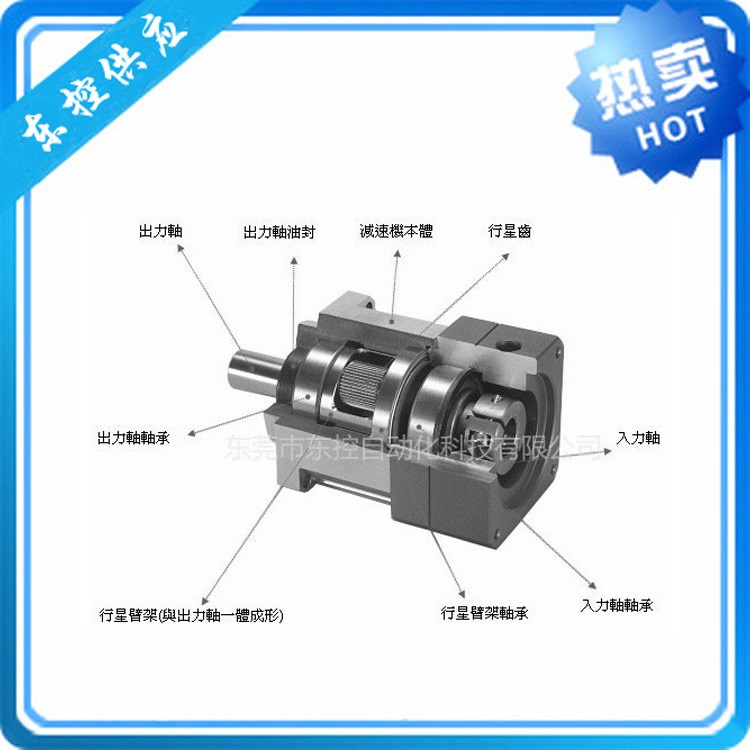 台氏减速机 配台达伺服马达ECMA-E31820QS 行星减速机