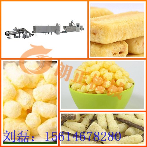 山东膨化机生产线设备，锅巴加工机械，油炸食品生产线，膨化食品