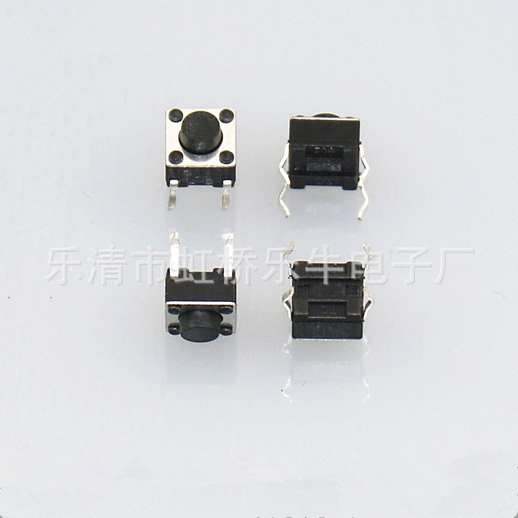 直销液晶显示器按键开关6X6X5mm 四脚直插 轻触开关