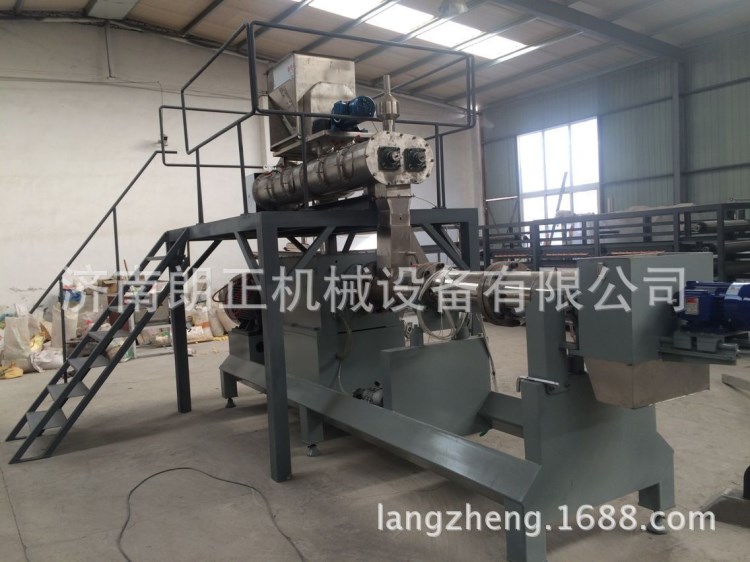 朗正大产量狗粮设备 全新宠物饲料加工机械 狗粮生产线