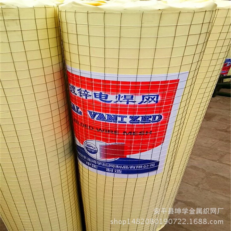 住房建筑白色铁丝网 内外墙保温防裂镀锌电焊网/定制不锈钢电焊网