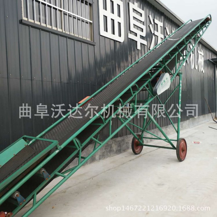 散袋装物料移动胶带输送机 黄沙运输机 【输送泥土皮带输送机】