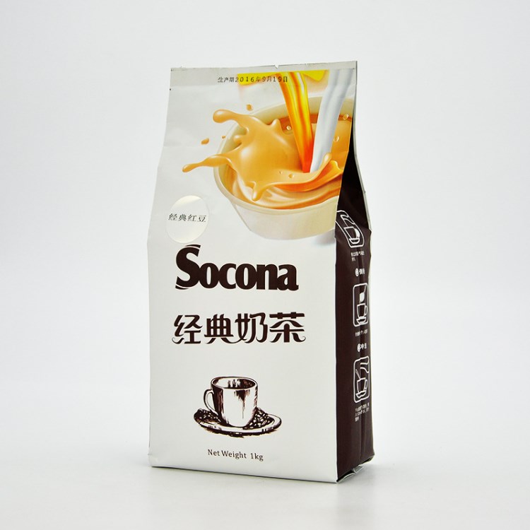 Socona经典奶茶  红豆奶茶粉1000g 速溶袋装 咖啡机奶茶店原料