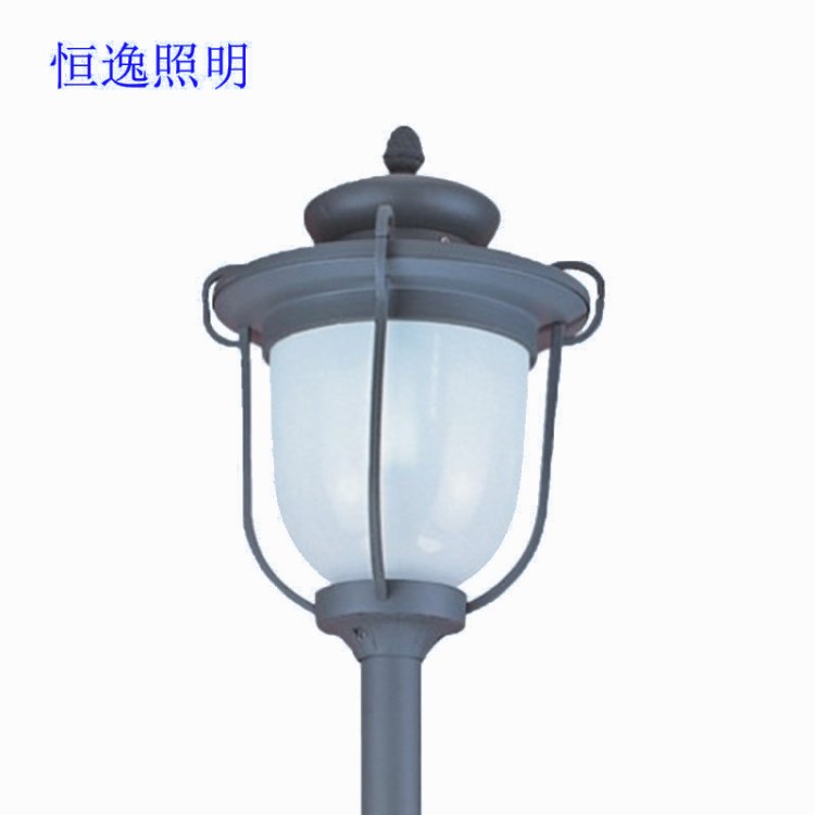 LED3.5米户外铝型材欧式庭院灯  led公园双头景观庭院灯灯头