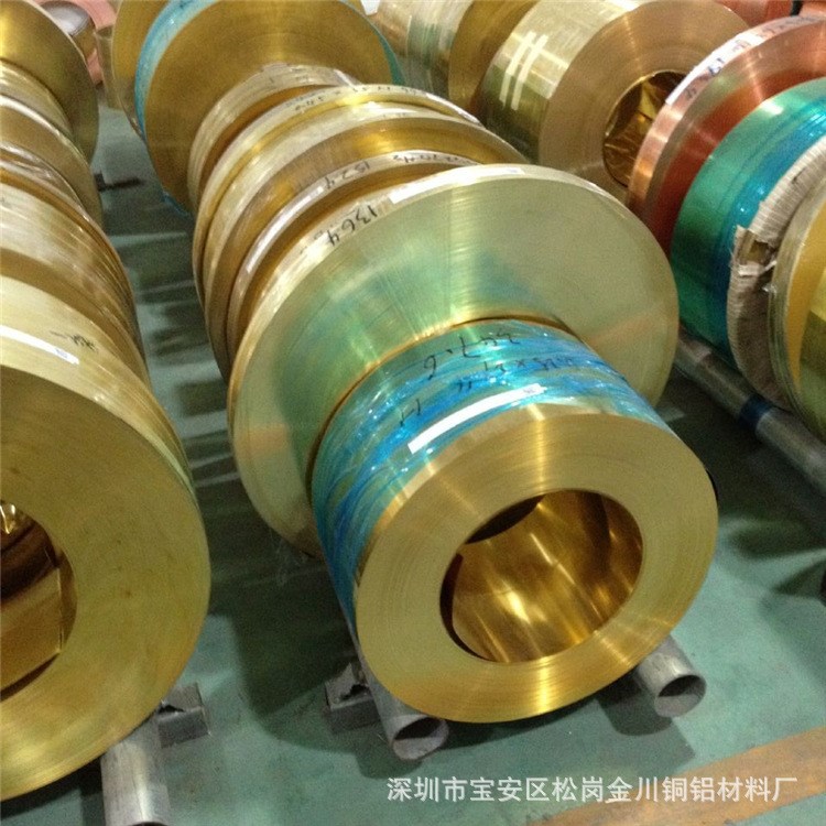 电子黄铜皮 铜箔 1mm厚黄铜带直销 h62-h65标牌黄铜片厂家