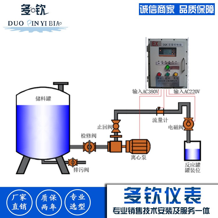 定量加水系统自动加水控制器定量加水庄主定量加水灌装定量控制