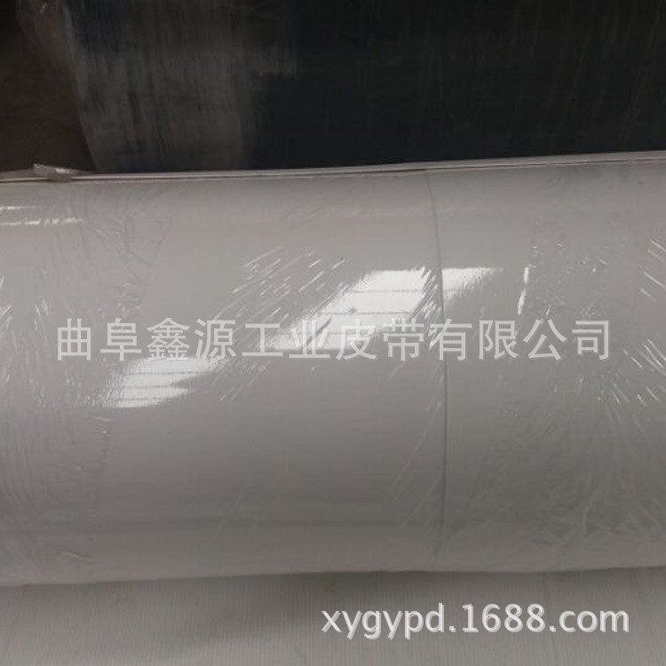 厂家批发河北PVC PU白色输送带食品生产流水线平皮带