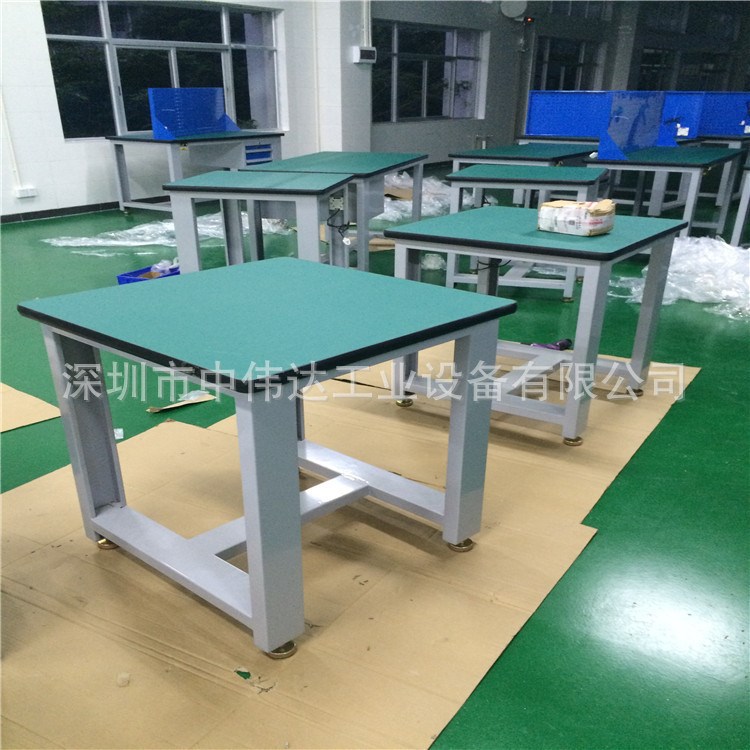 厂家定制 防静电工作桌 钢板工作台 钳工台 重型工作台 中