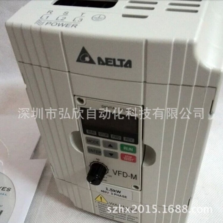 台达变频器VFD037M43A超低噪音迷你型3.7kw，三相380VB变频器