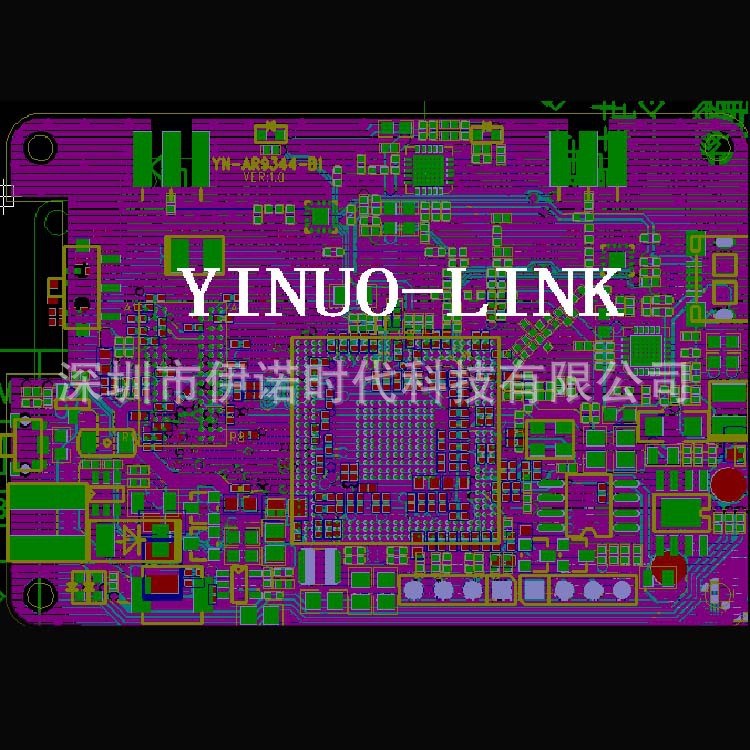 YINUO-LINK 订制高通AR9344方案无线网桥CPE无人机视频采集方案