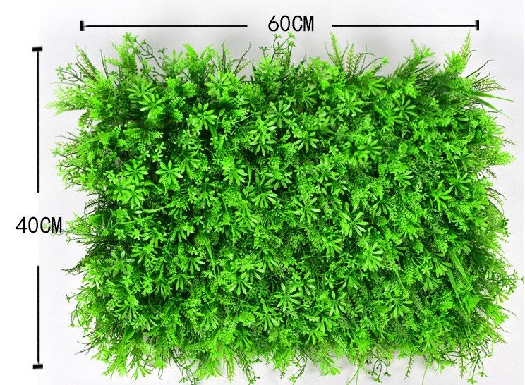 宇航园艺林植物墙绿植墙仿真塑料假草坪米兰草尤加利幸运草四叶草