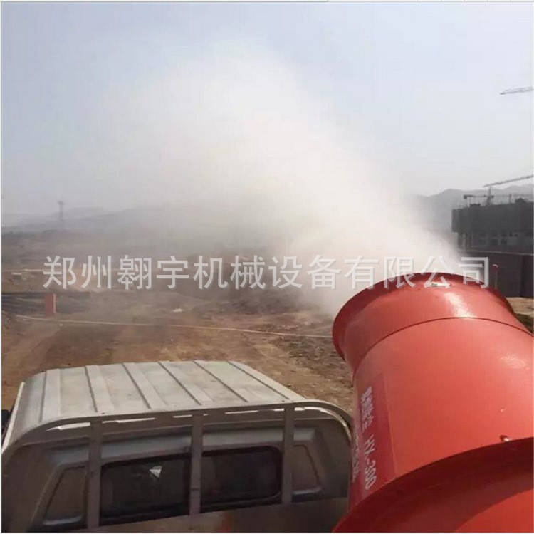 环保除尘高压喷雾机 固定式石料场雾炮 自动调节雾炮机安装方便