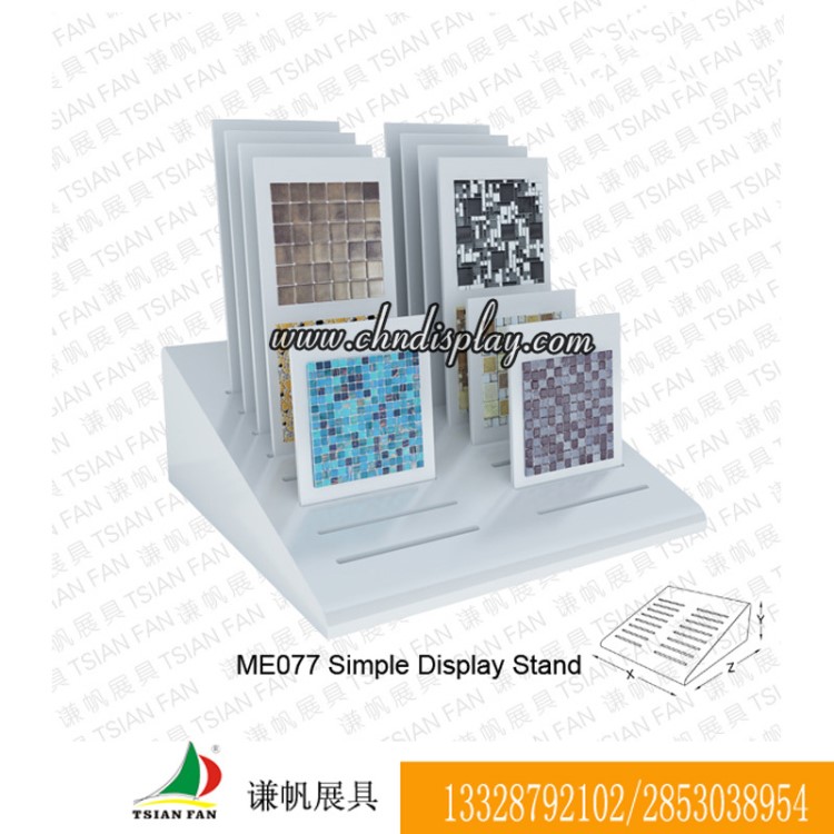 马赛克简易展架，瓷砖样品木插架，厂家直销，质量上乘