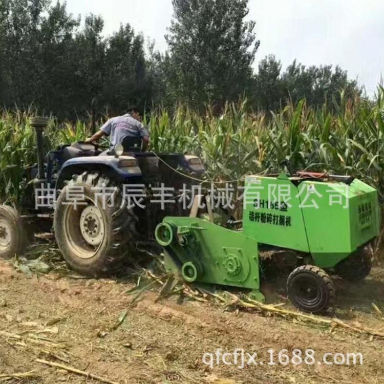 沭阳秸秆粉碎打捆机 牛羊喂养玉米秸秆青贮打捆机 新型自动打捆机