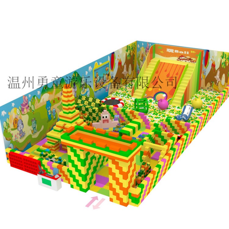 儿童拓展 订做游乐设备 儿童游乐场设备 epp积木城堡 儿童围挡设