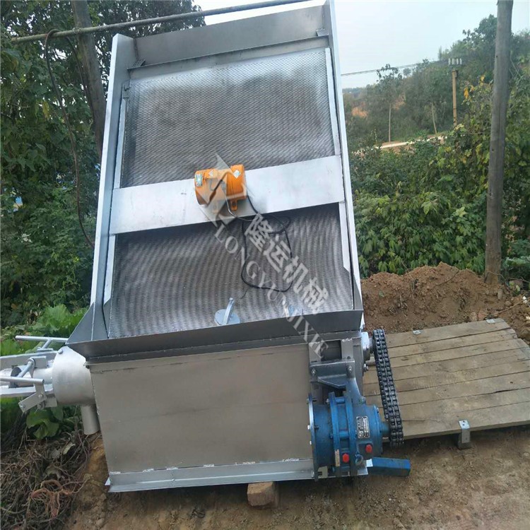 多功能牲畜粪便脱水分离机 斜筛式固液分离机 小型固液分离机