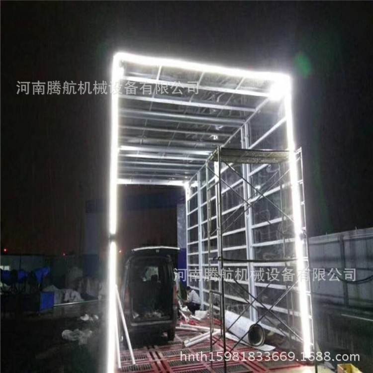 全自动高压洗车机设备 工程车辆免基础洗轮机 建筑工地环保洗车池