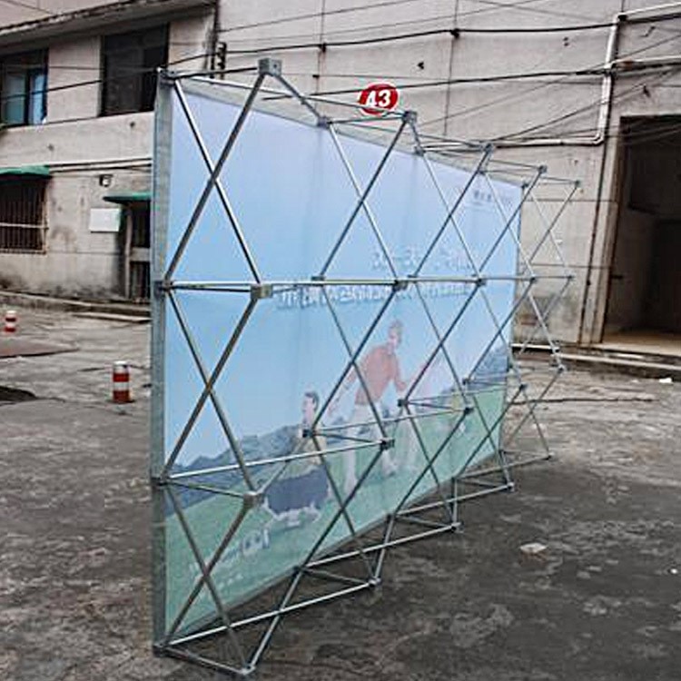 签到墙拉网展架 移动便携式拉网展架 环保画面拉网展架 拉网展架