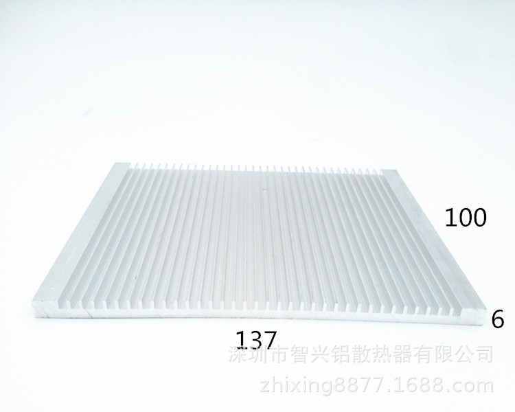 常用散热片 电子电脑芯片散热片 电源铝型材散热器137*6-100