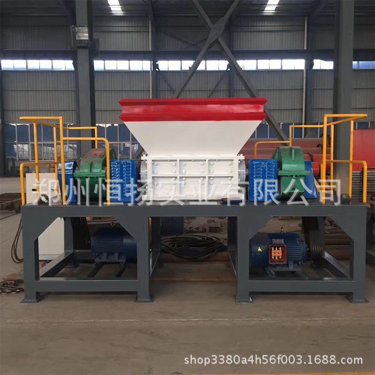 废旧床垫家具破碎机  双轴废旧家具撕碎机 1600型木材撕碎机厂家
