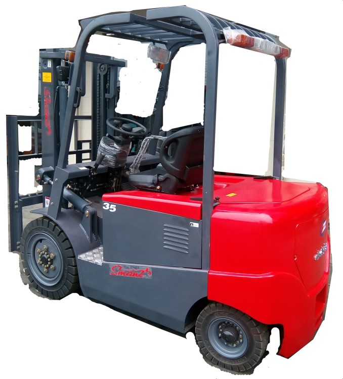 供应山东中叉全新3.5吨平衡重式蓄电池叉车