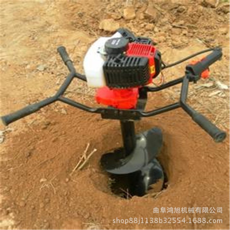 小型便携式单人栽树机 果园树木施肥钻孔机 多功地钻机挖坑机厂家
