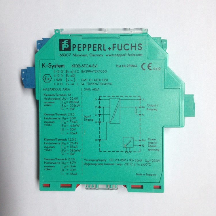 KFD2-STC4-EX1德国P+F模拟量输入栅