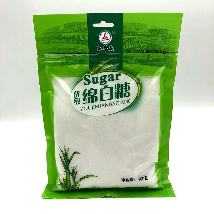 赢华泰袋装调味品批发 一级绵白糖400g 精制白砂糖西餐烘焙原料