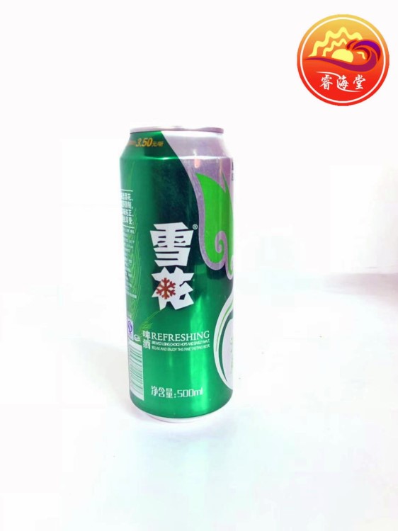 雪花啤酒（Snowbeer）8度清爽 500ml*12听 整箱装