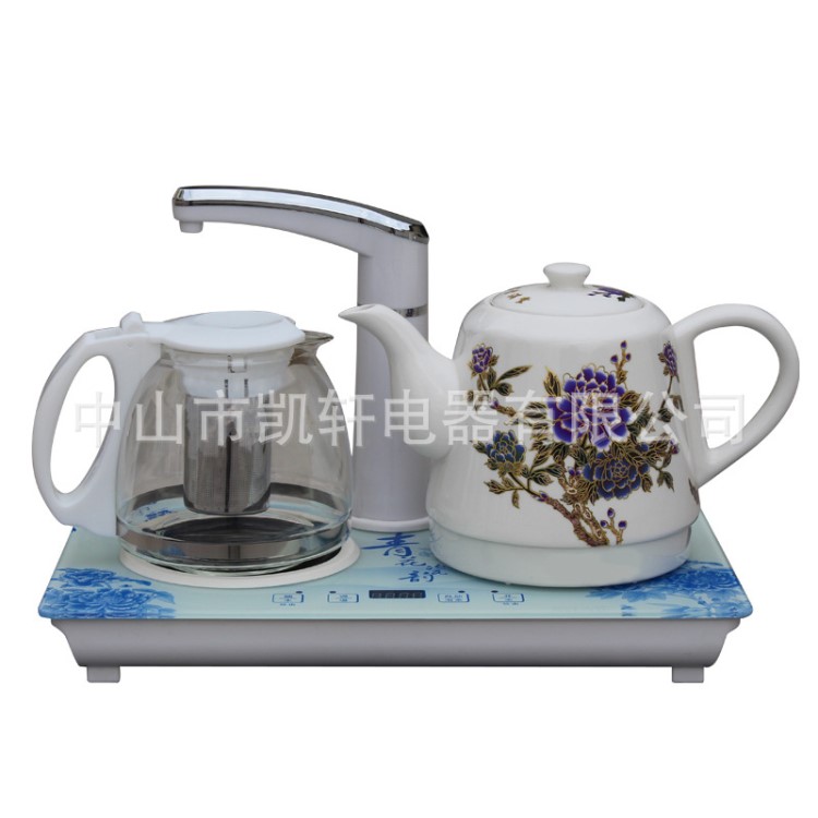 批发陶瓷自动上水电热水壶烧水保温茶具抽水器加水器茶壶套装礼品