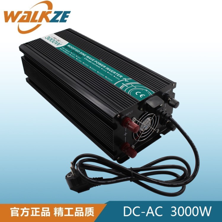 跨境修正弦波12V 3000w带UPS 市电互补太阳能逆变器