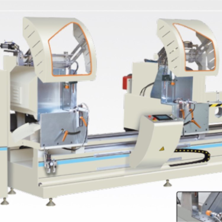 断桥铝门窗加工设备铝合金门窗设备幕墙设备数控双头精密切割锯