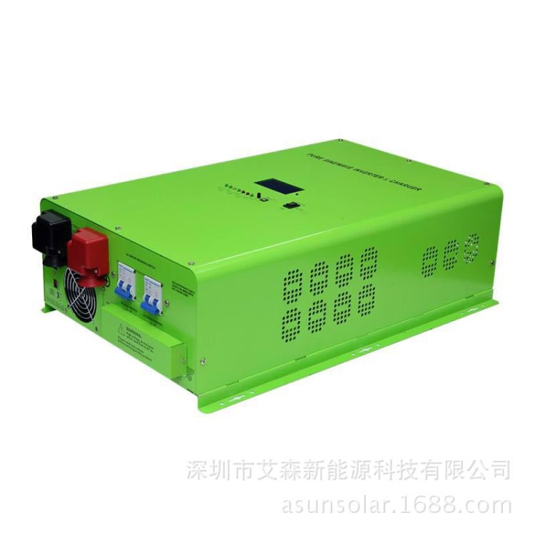 艾森2000W48V-60A-光伏/发电系统/太阳能逆变器/正弦波/LCD