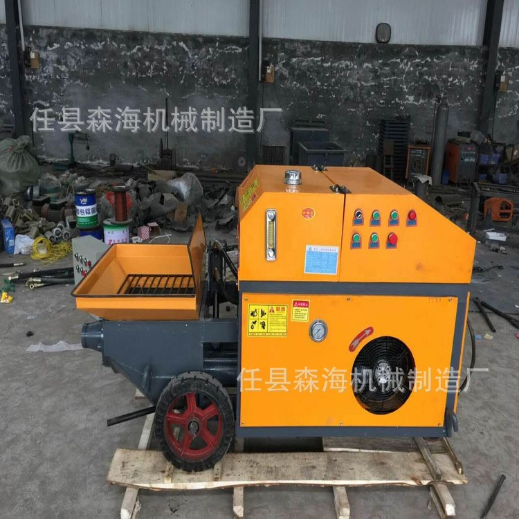 新型细石泵小型砂浆混泥土输送泵车二次构造柱泵细石输送泵上料机