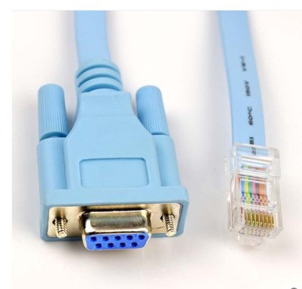 思科cisco 华为console数据线 RJ45转RS232线 COM串口9孔水晶头线